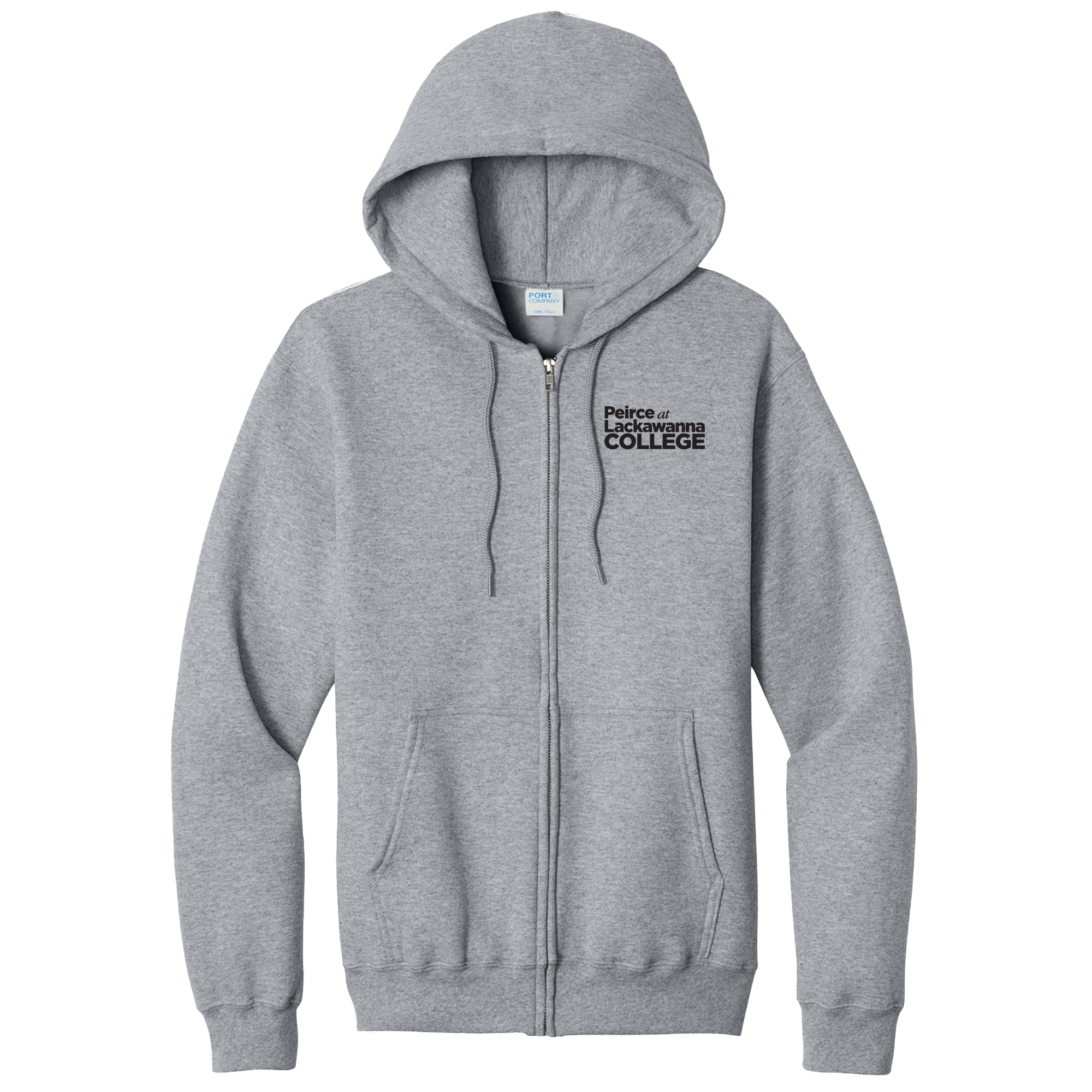 Peirce College - Full Zip Hooded Sweatshirt