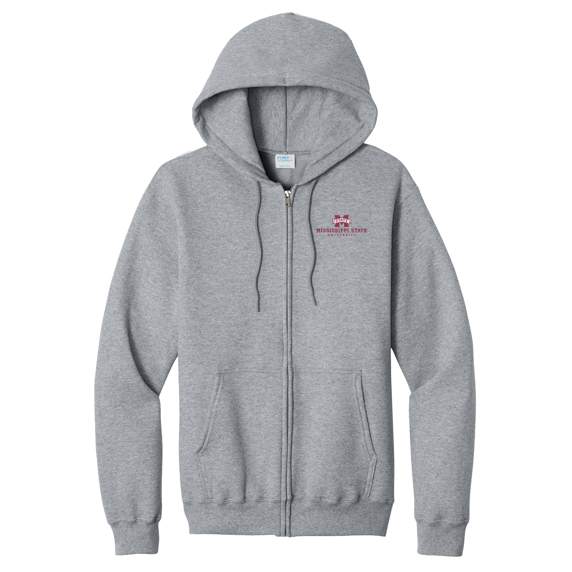 Mississippi State University - Full Zip Hooded Sweatshirt