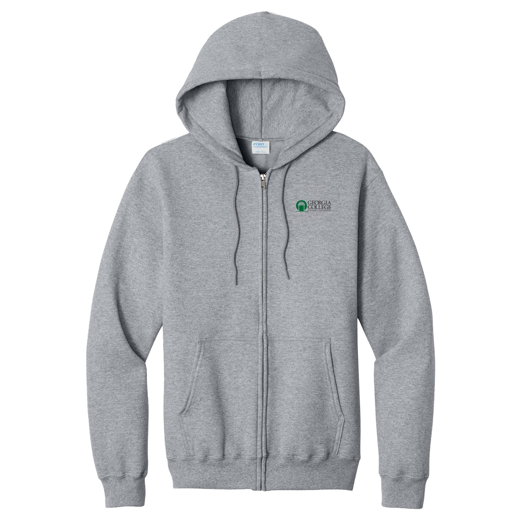 Georgia College & State University - Full Zip Hooded Sweatshirt