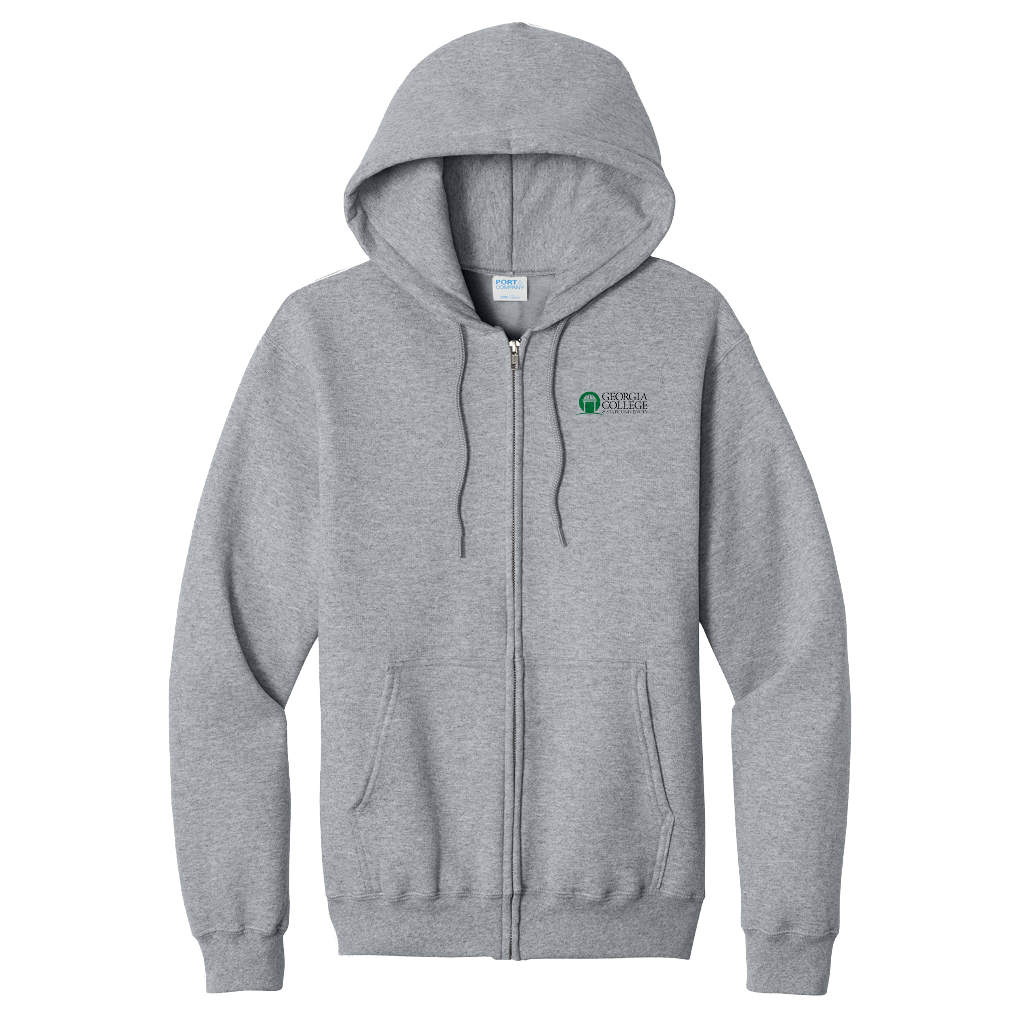Georgia College & State University - Full Zip Hooded Sweatshirt