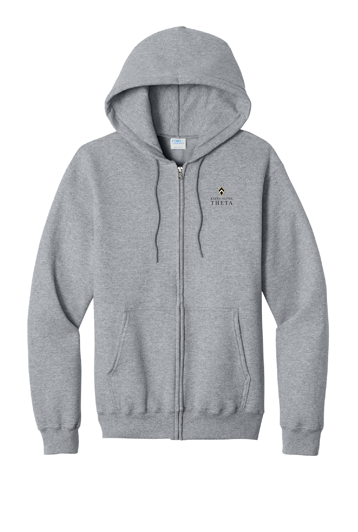 Kappa Alpha Theta Fraternity - Full Zip Hooded Sweatshirt