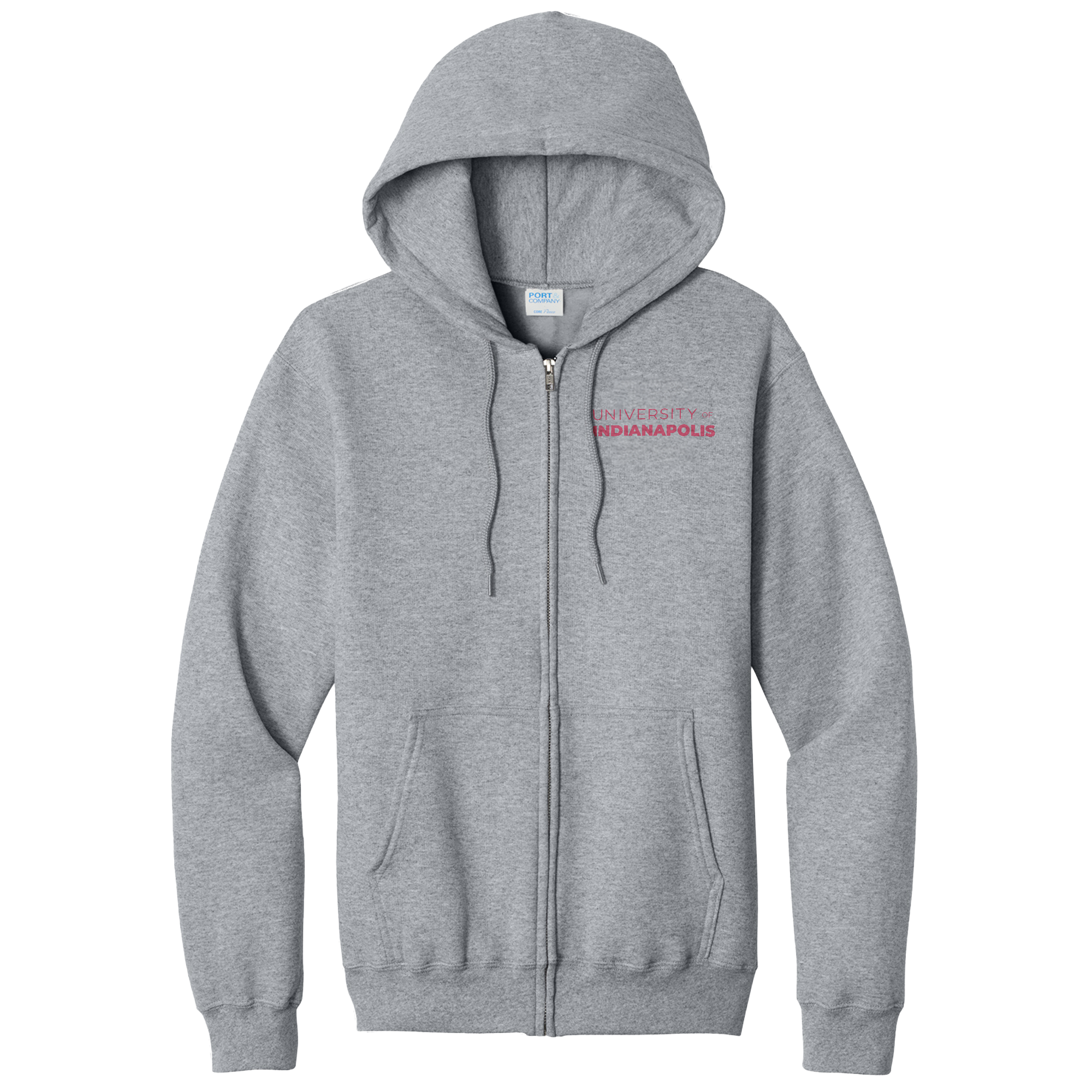 University of Indianapolis - Full Zip Hooded Sweatshirt