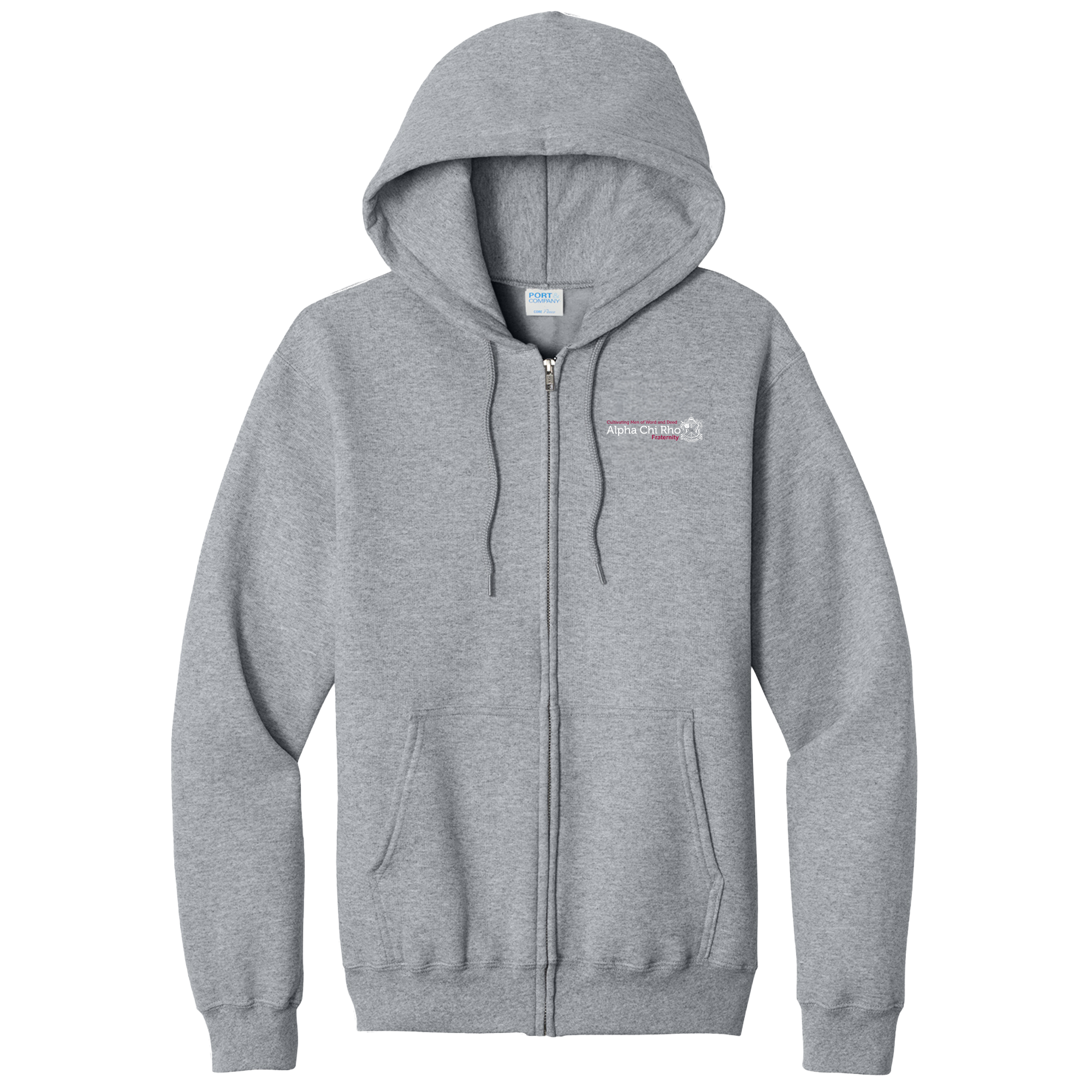 Alpha Chi Rho Fraternity - Full Zip Hooded Sweatshirt