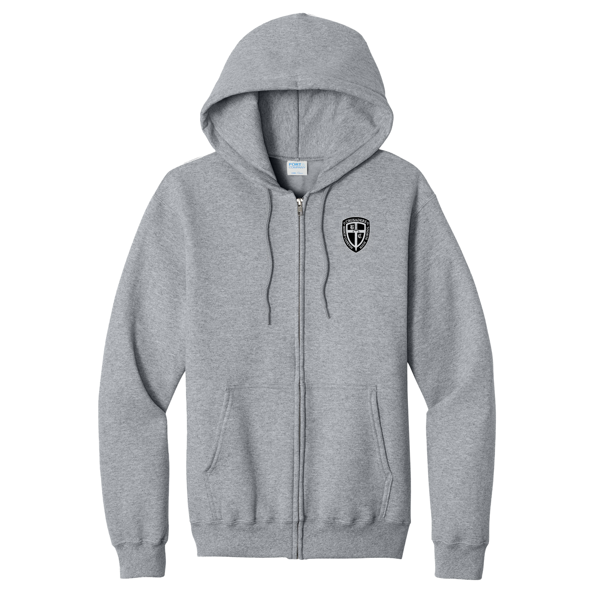Bishop Canevin High School - Full Zip Hooded Sweatshirt