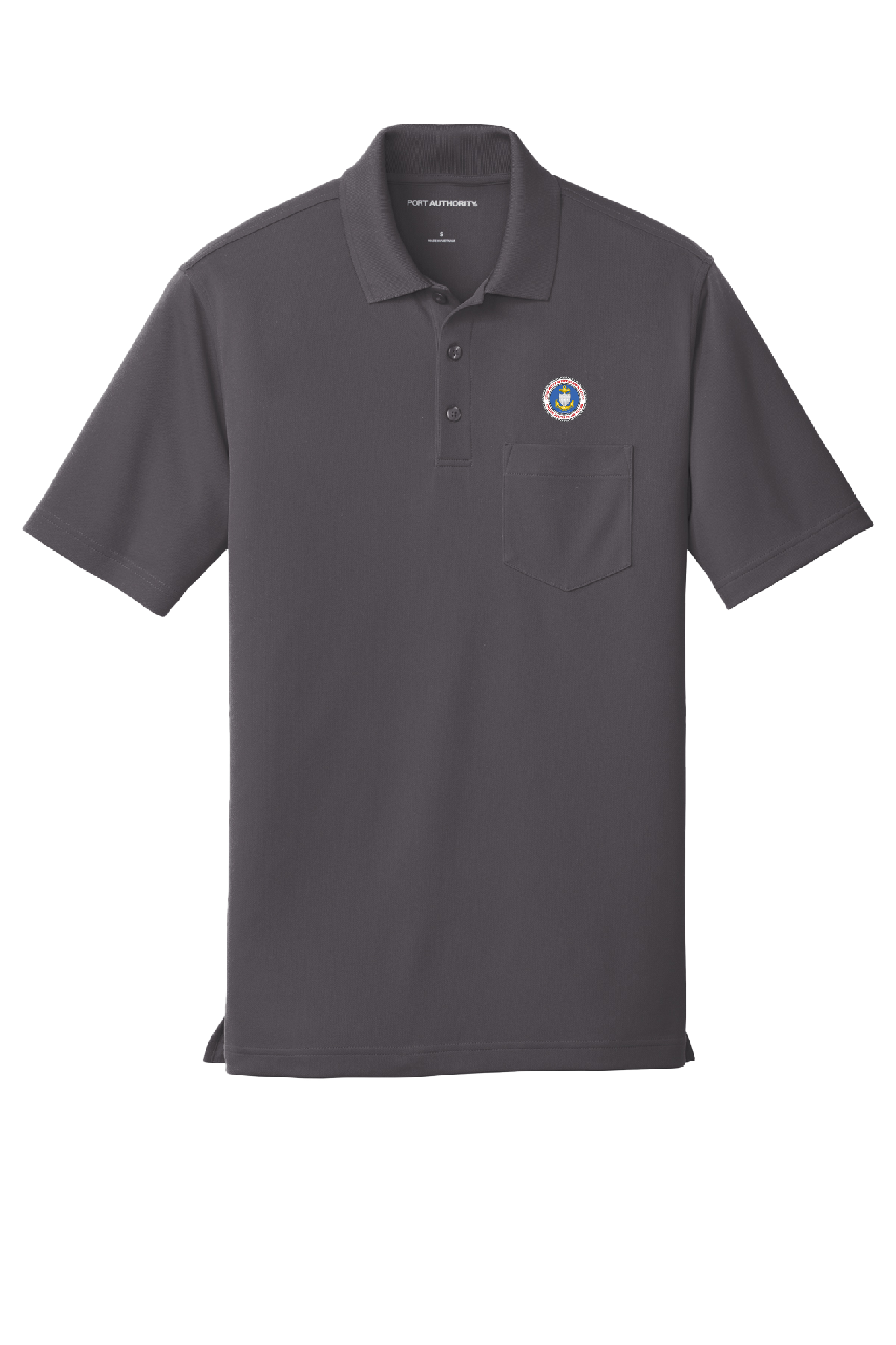 US Coast Guard Chief Petty Officers Association - Dry Zone® UV Micro-Mesh Pocket Polo