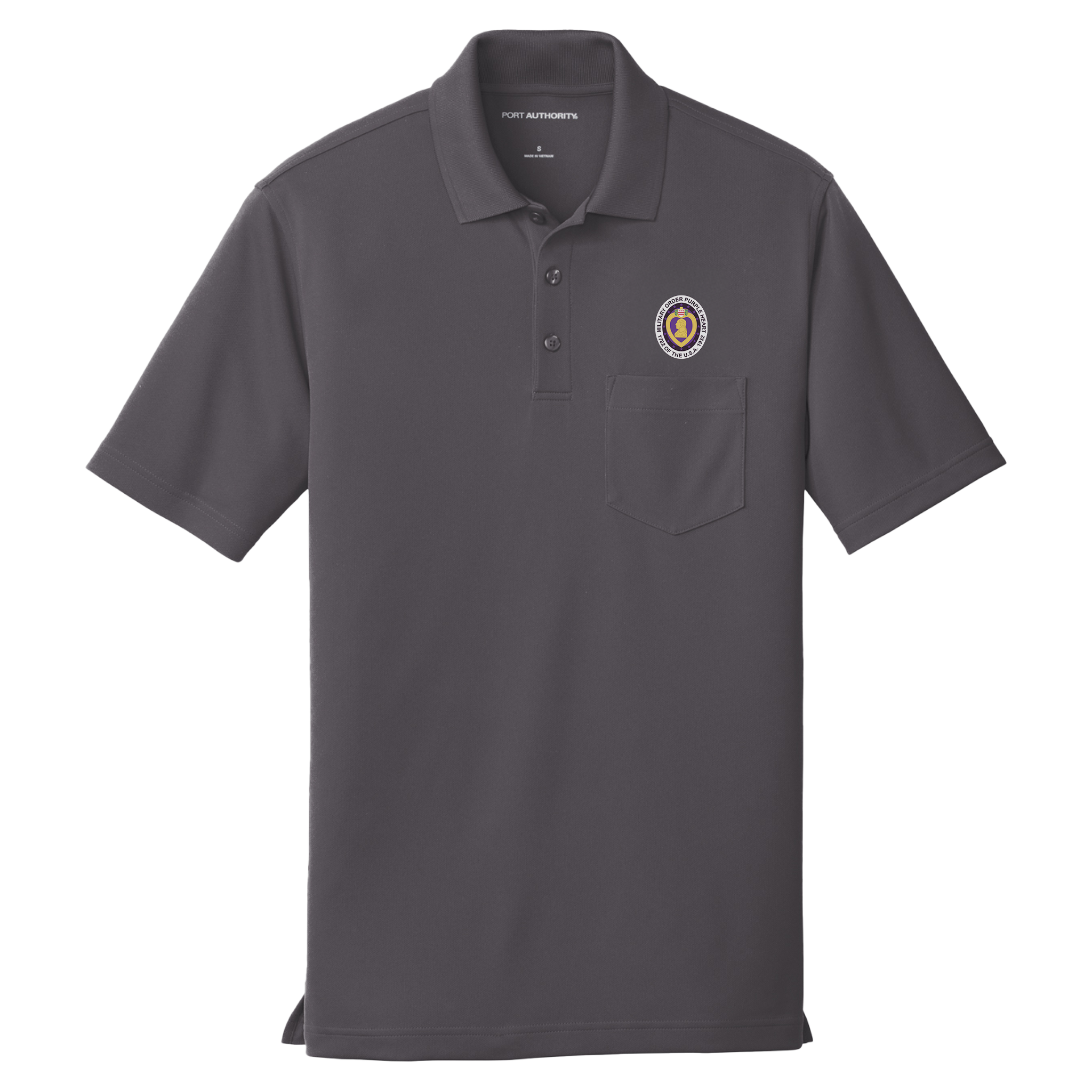 Military Order of the Purple Heart - Dry Zone® Micro-Mesh Pocket Polo