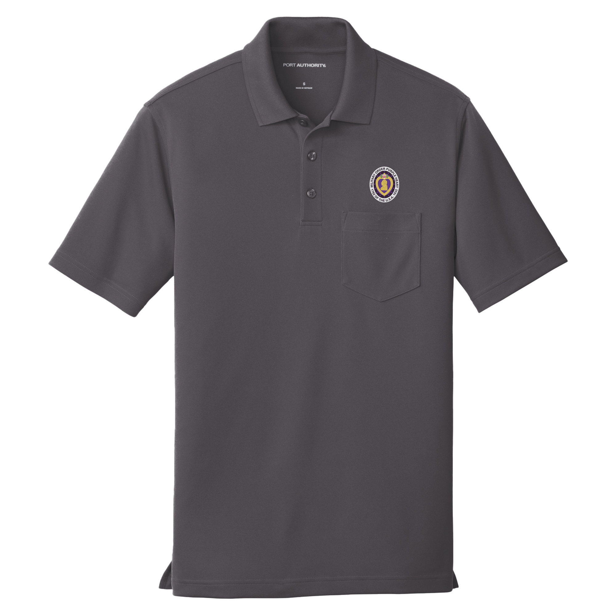 Military Order of the Purple Heart - Dry Zone® Micro-Mesh Pocket Polo