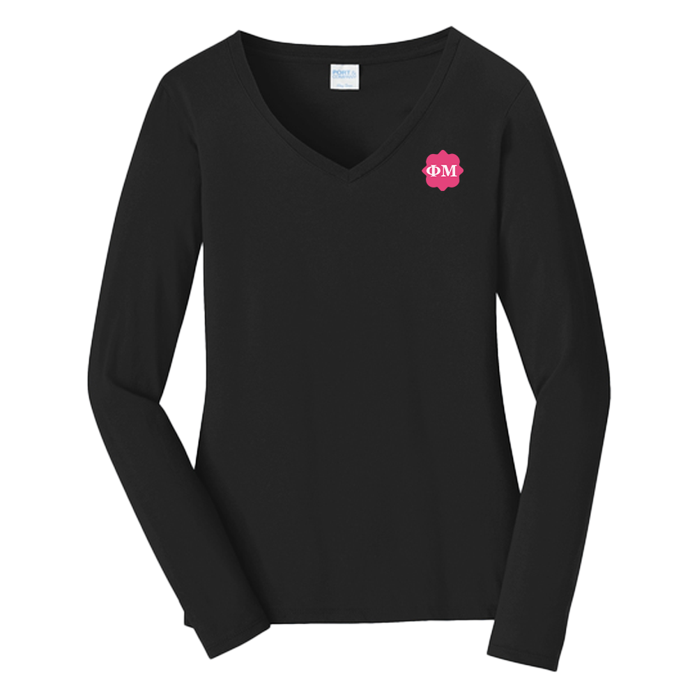 Phi Mu  - Ladies Long Sleeve Tee