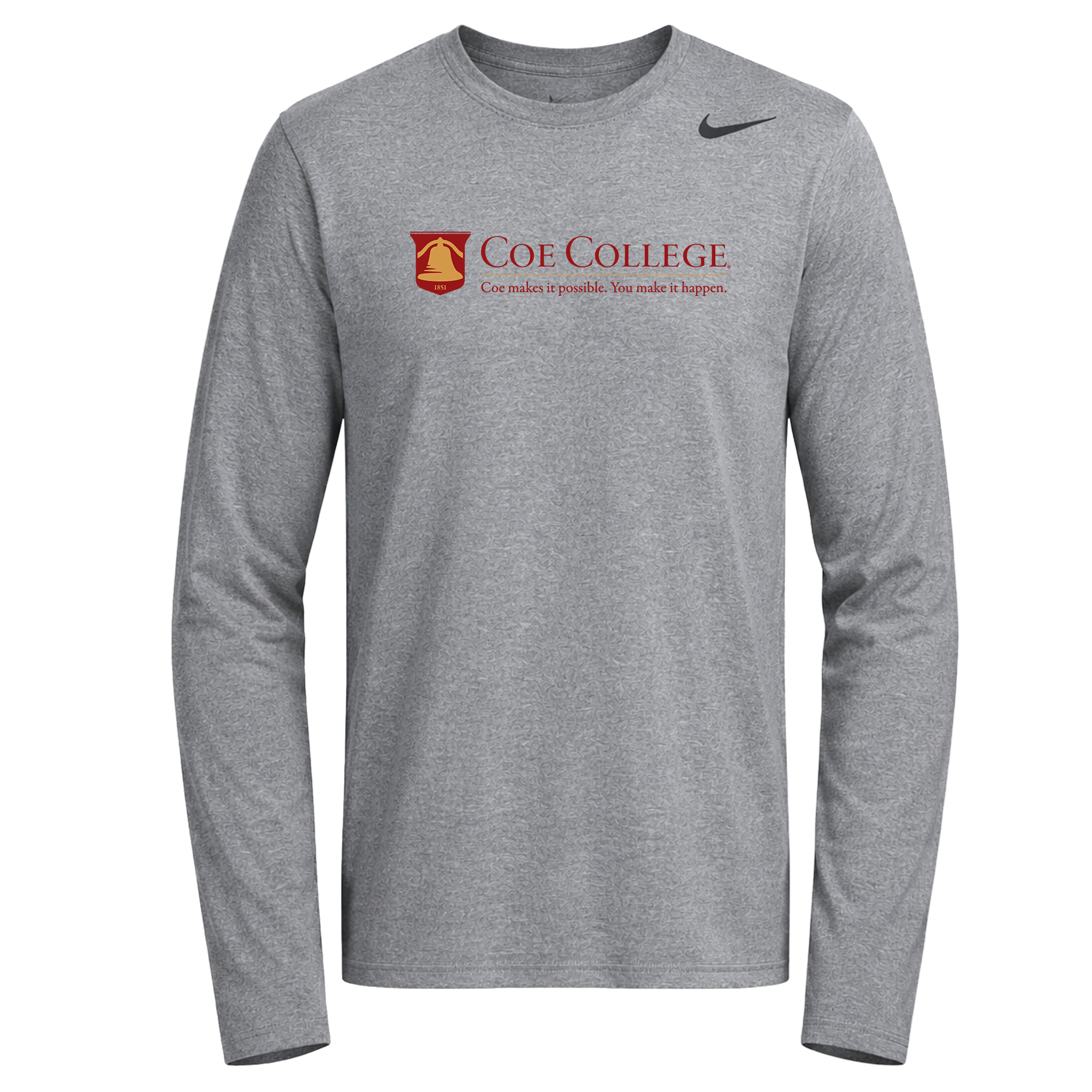 Coe College - Nike Team Legend Long Sleeve Tee