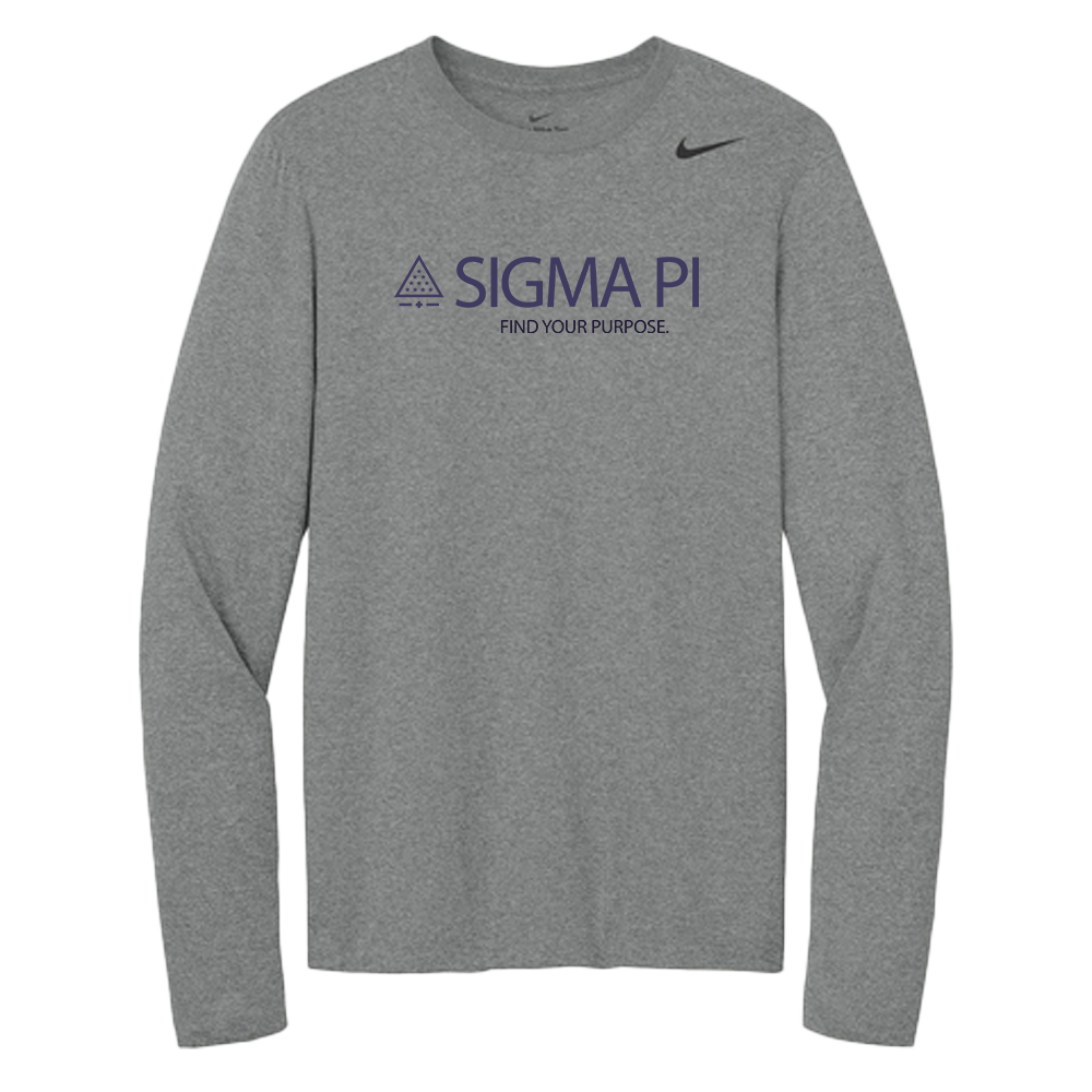 Sigma Pi Fraternity - Nike Team Legend Long Sleeve Tee