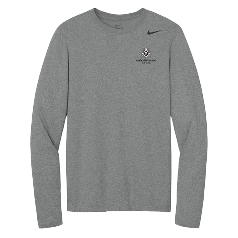 Grand Lodge of Kansas - Nike Team Legend Long Sleeve Tee