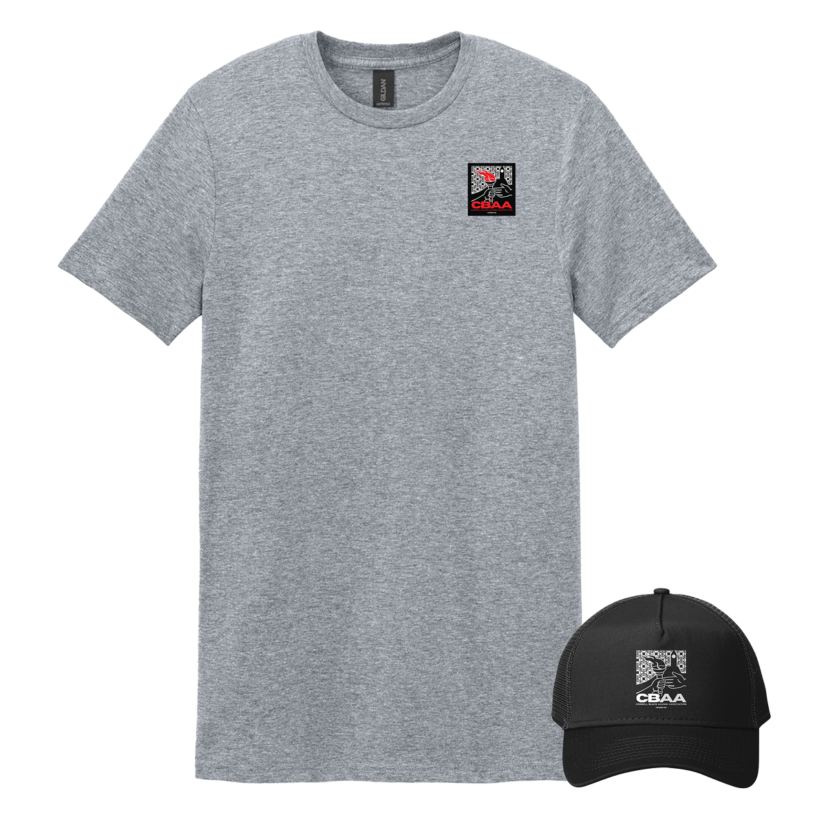 Cornell Black Alumni Association   - Bundle Unisex T-Shirt and New Era Snapback Trucker Cap
