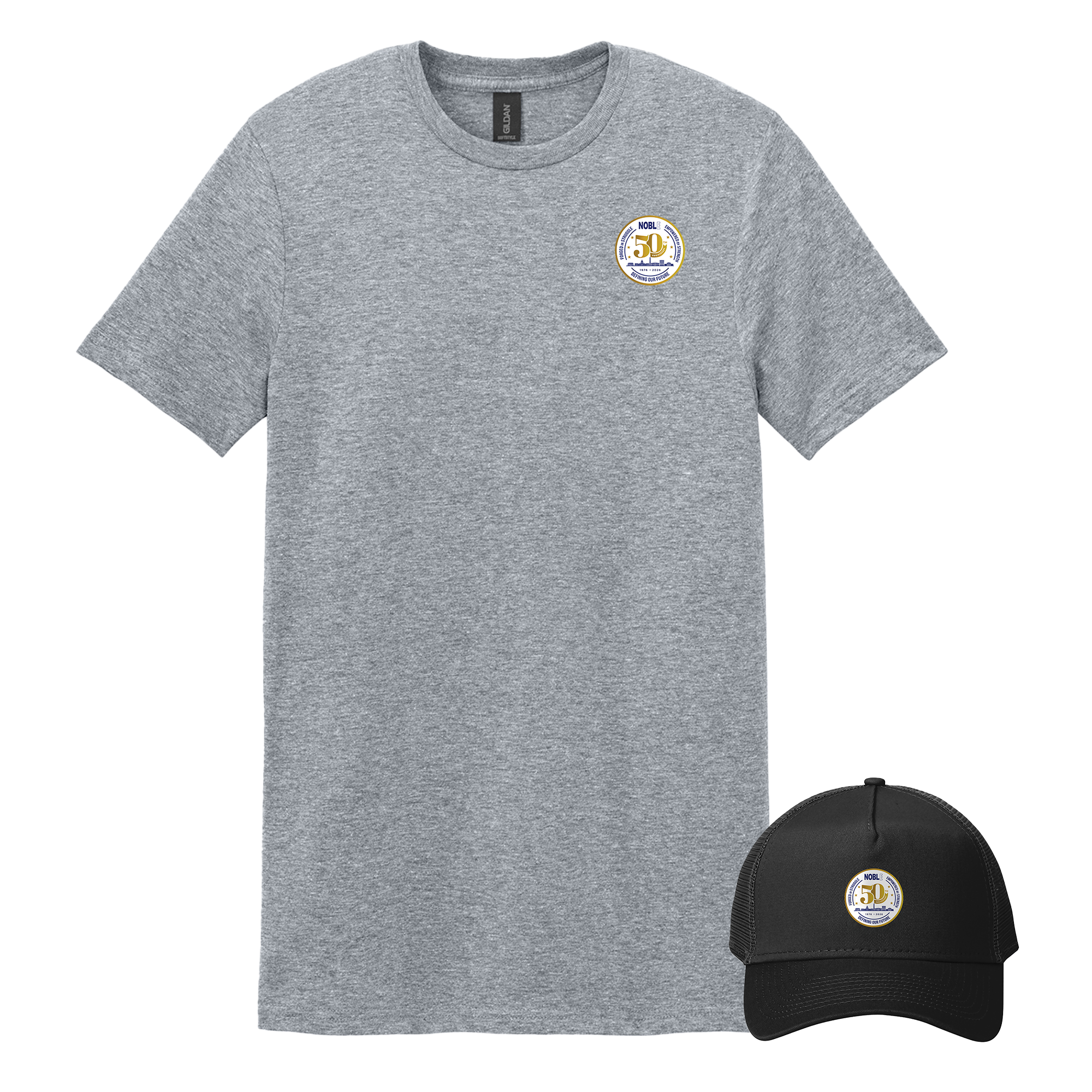 National Organization of Black Law Enforcement Executives- Bundle Unisex T-Shirt and New Era Snapback Trucker Cap
