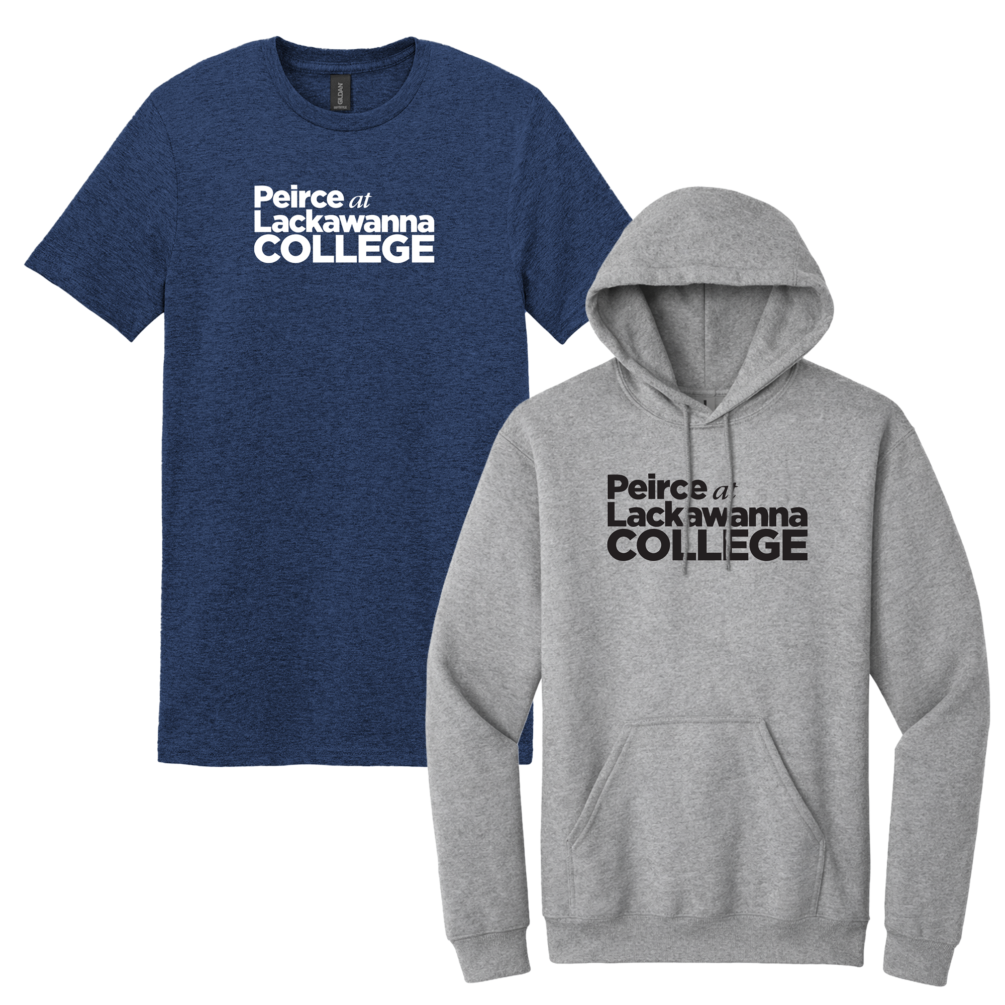 Peirce College - Bundle Unisex T-Shirt and Hooded Sweatshirt