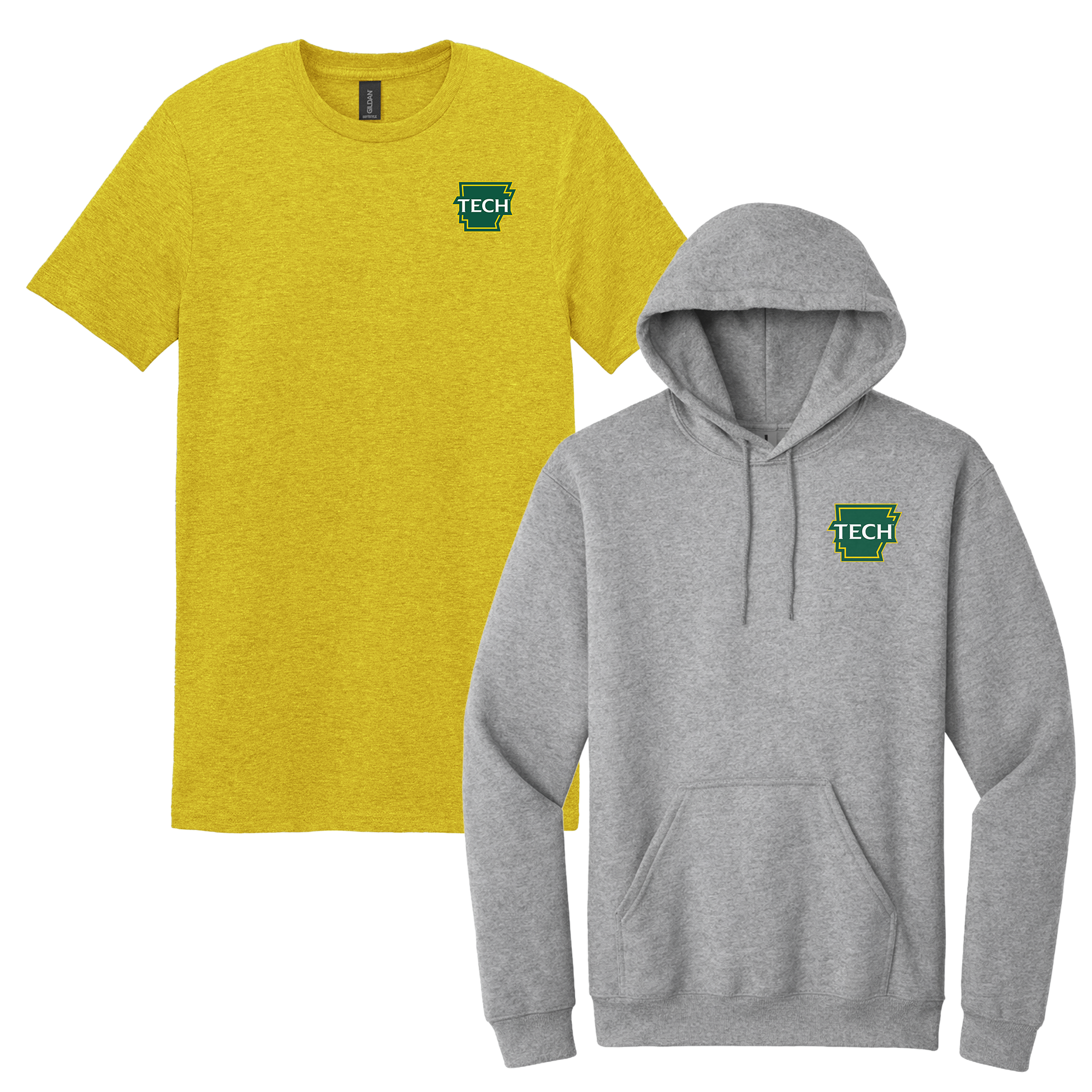 Arkansas Tech University - Bundle Unisex T-Shirt and Hooded Sweatshirt