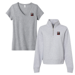 Cornell Black Alumni Association   - Bundle Women's tee and Sueded Fleece Quarter-Zip Sweatshirt