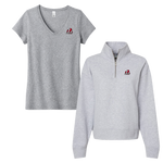 LaGrange College - Bundle Women's tee and Sueded Fleece Quarter-Zip Sweatshirt