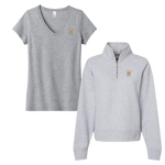 National Society of Scabbard and Blade - Bundle Women's tee and Sueded Fleece Quarter-Zip Sweatshirt