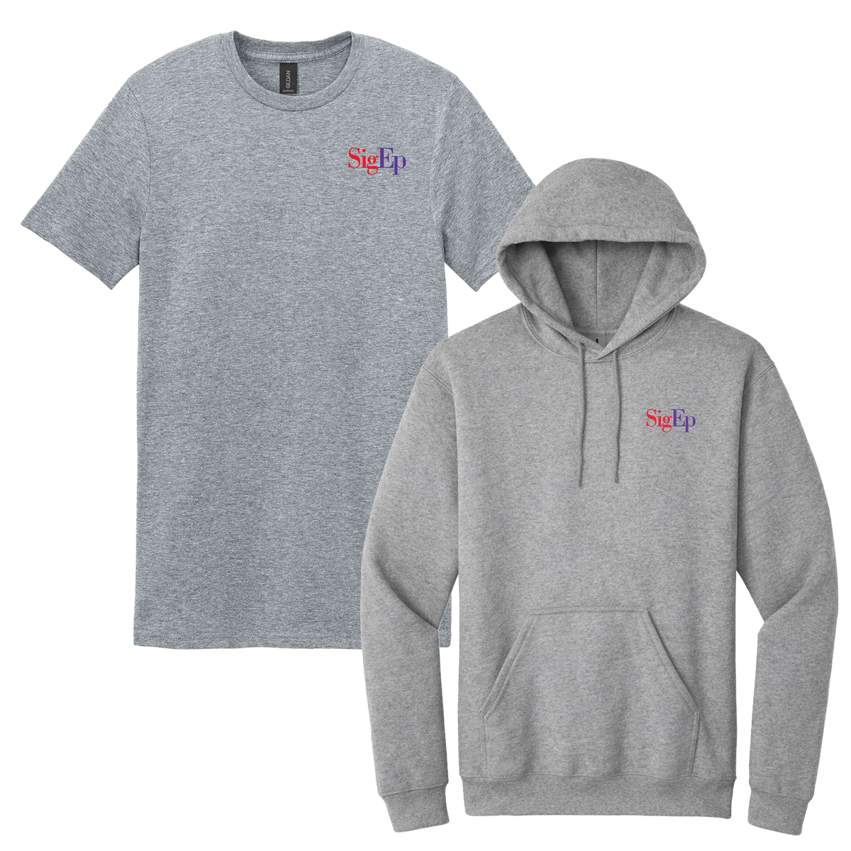 Sigma Phi Epsilon Fraternity - Bundle Unisex T-Shirt and Hooded Sweatshirt