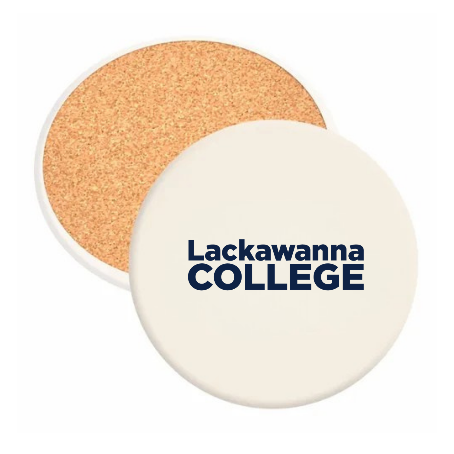 Lackawanna College - Round Absorbent Stone Coaster