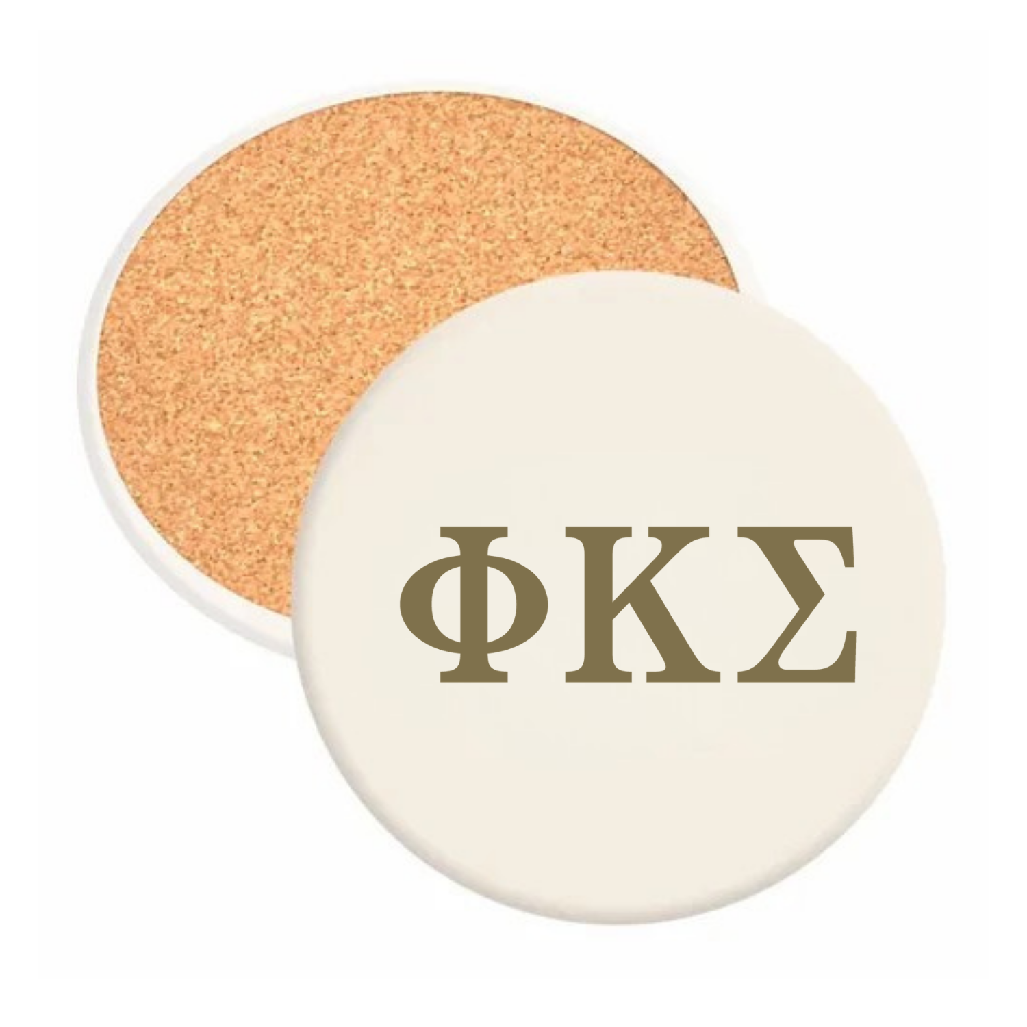 Phi Kappa Sigma - Round Absorbent Stone Coaster