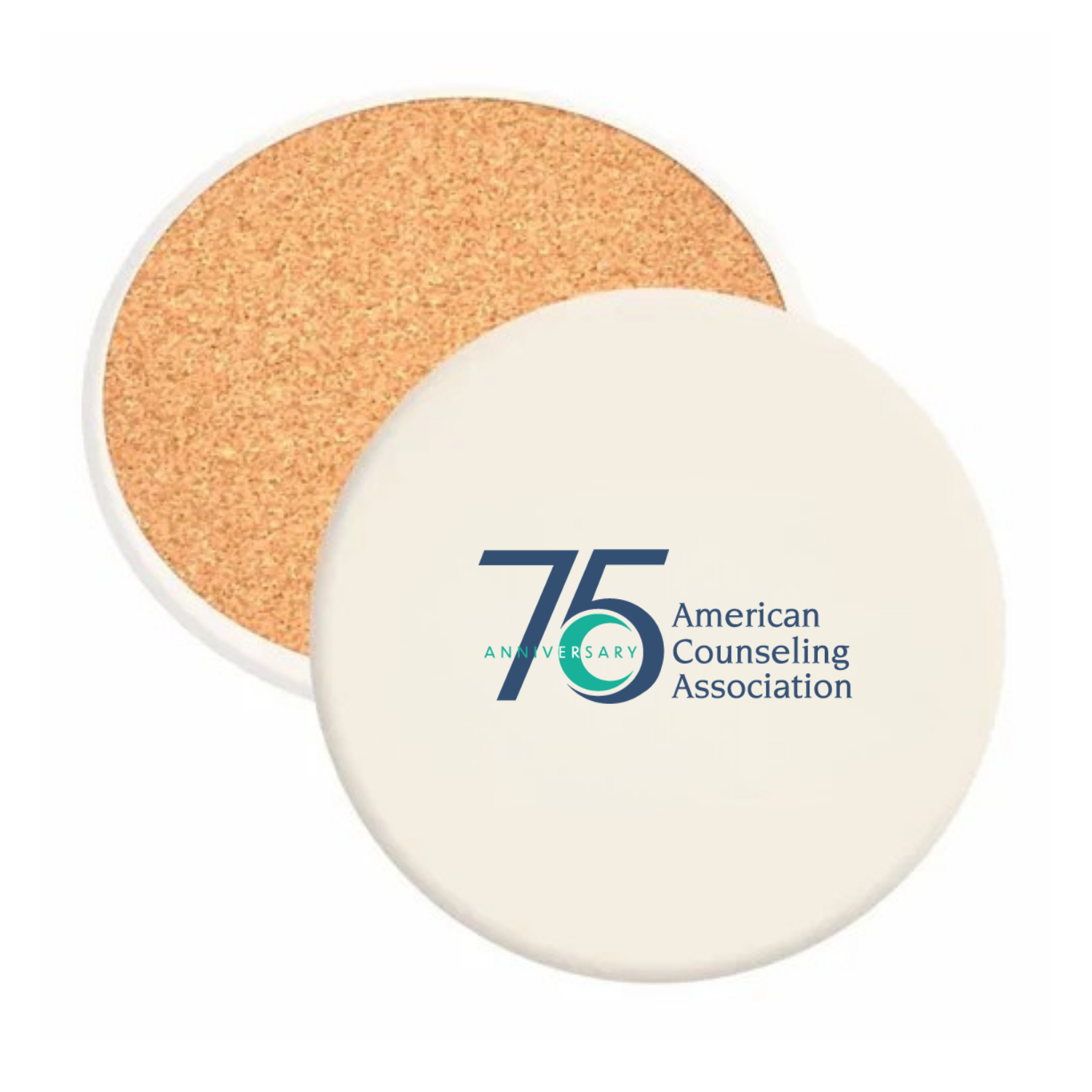 American Counseling Association - Round Absorbent Stone Coaster