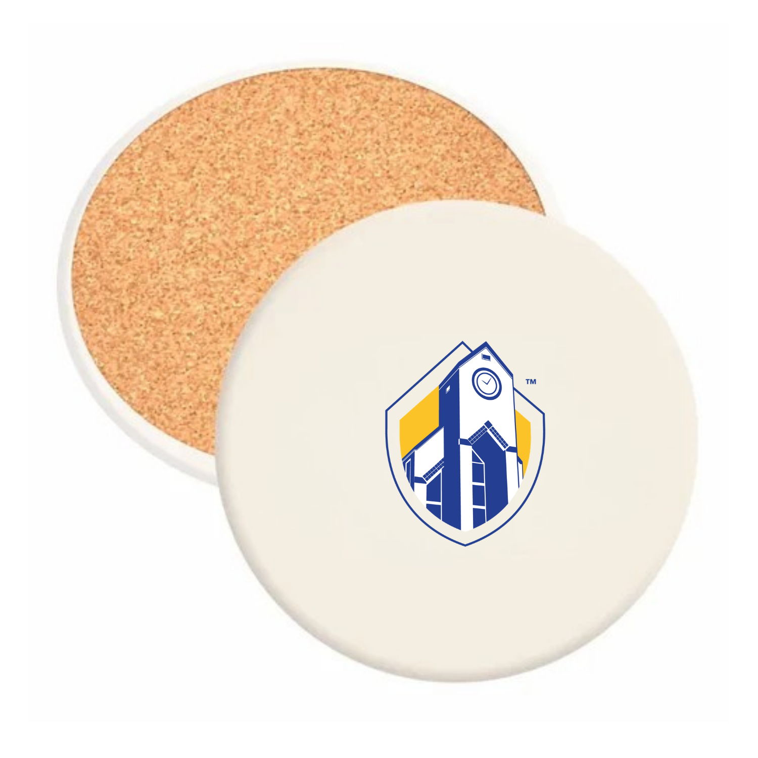 Morris College - Round Absorbent Stone Coaster