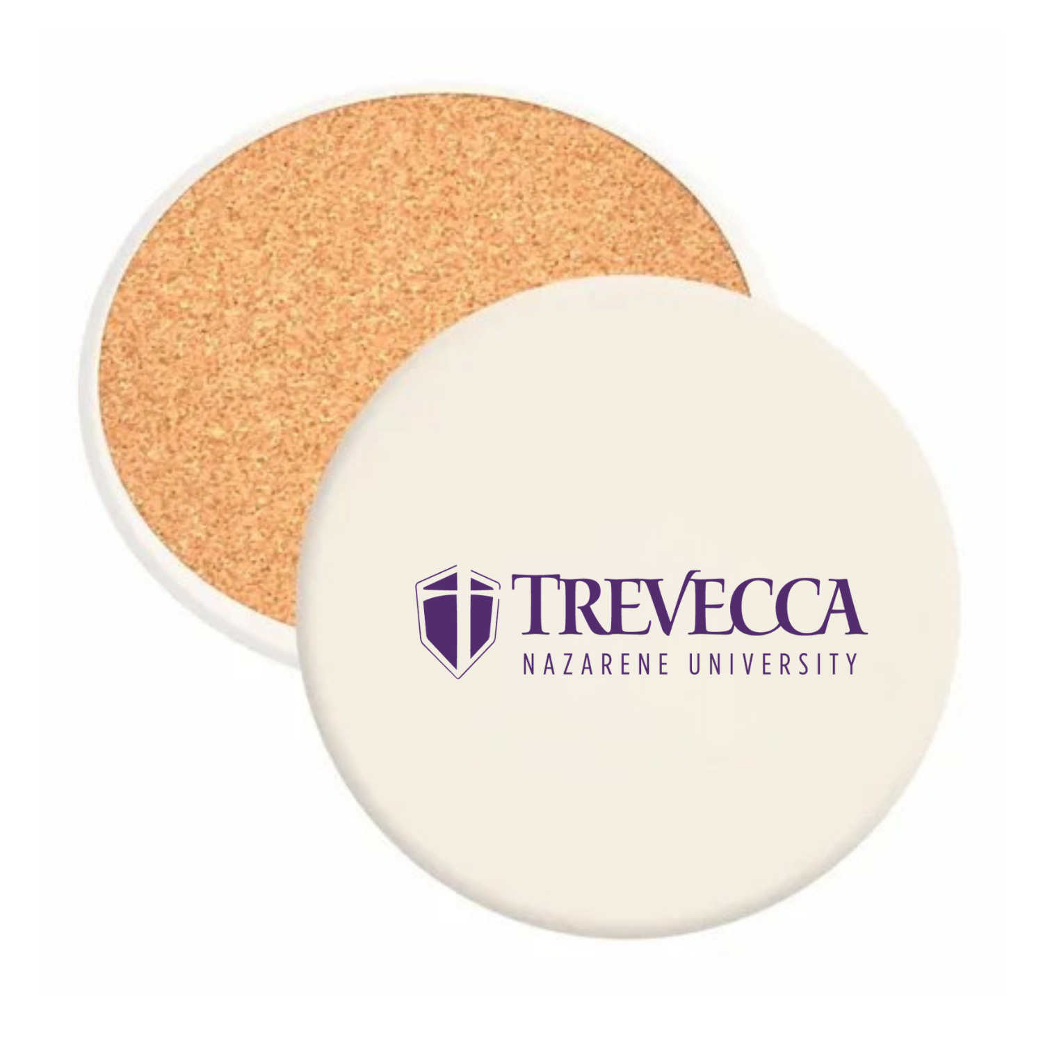 Trevecca Nazarene University - Round Absorbent Stone Coaster