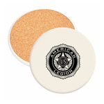 American Legion Department of New Mexico - Round Absorbent Stone Coaster