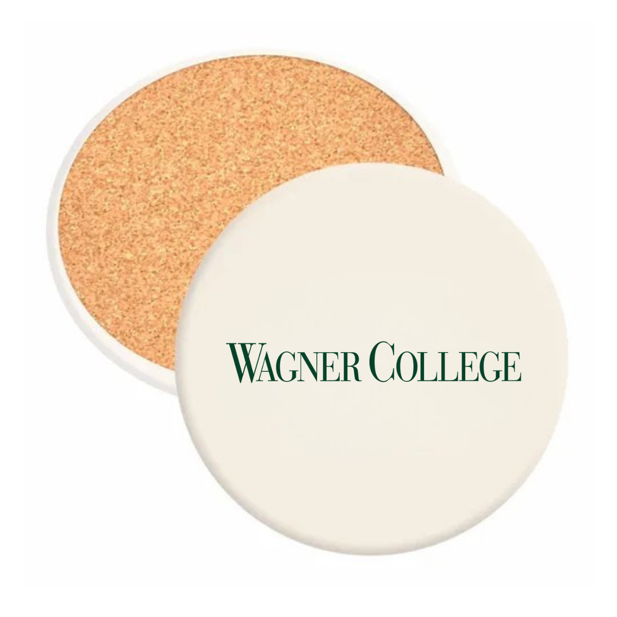 Wagner College - Round Absorbent Stone Coaster