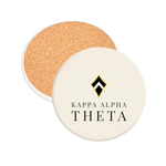 Kappa Alpha Theta Fraternity - Round Absorbent Stone Coaster