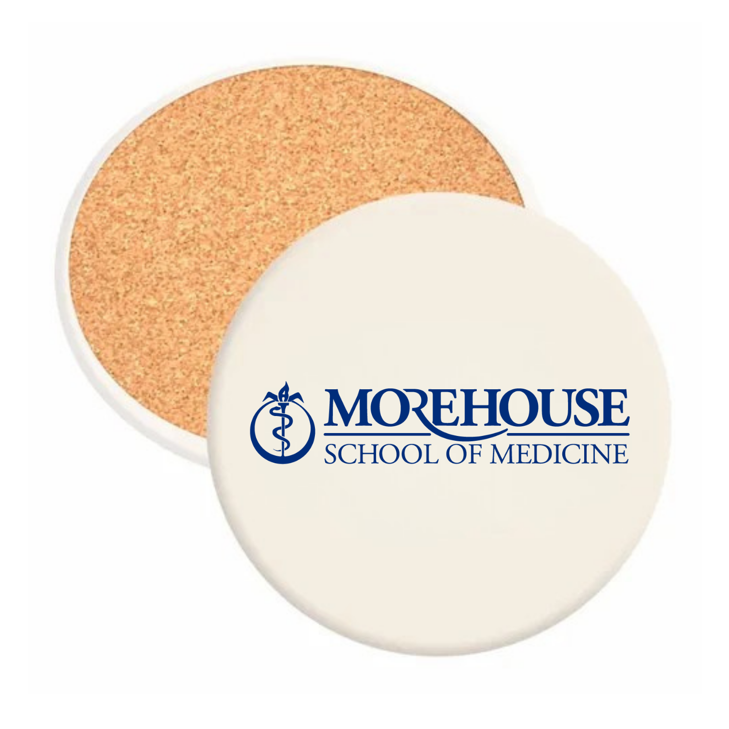 Morehouse School of Medicine - Round Absorbent Stone Coaster