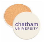 Chatham University - Round Absorbent Stone Coaster