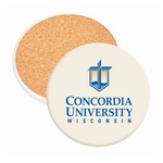 Concordia University Wisconsin - Round Absorbent Stone Coaster