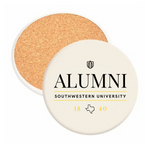 Southwestern University - Round Absorbent Stone Coaster
