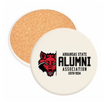 Arkansas State University - Round Absorbent Stone Coaster