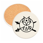 Alpha Delta Phi Fraternity - Round Absorbent Stone Coaster