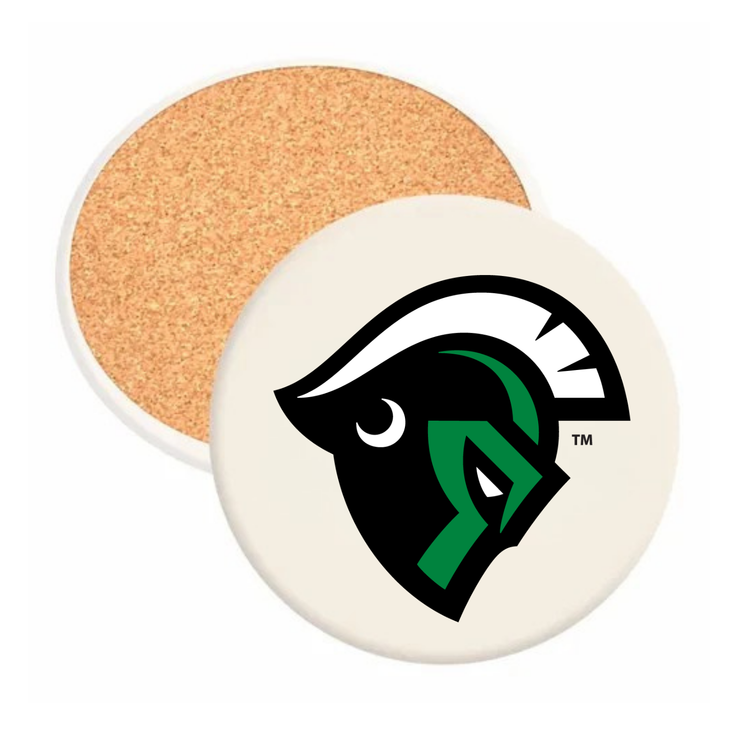 University of South Carolina Upstate - Round Absorbent Stone Coaster