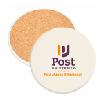 Post University - Round Absorbent Stone Coaster