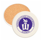 Winona State University Foundation - Round Absorbent Stone Coaster