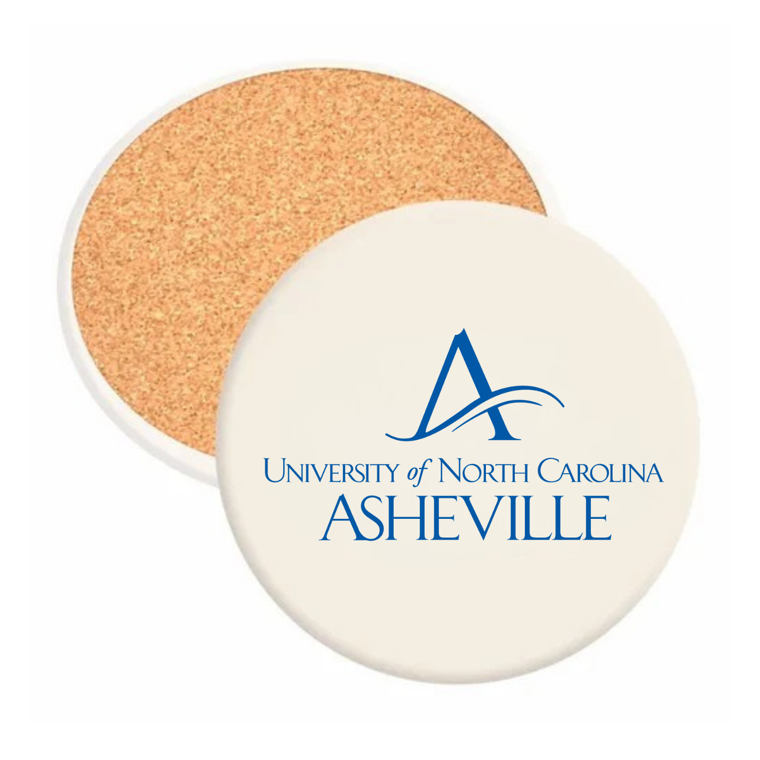 University of North Carolina Asheville - Round Absorbent Stone Coaster