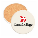 Dana College - Round Absorbent Stone Coaster