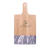 LaGrange College - Black Marble & Bamboo Cutting Board