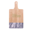 Peirce College - Black Marble & Bamboo Cutting Board