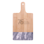 American Counseling Association - Black Marble & Bamboo Cutting Board
