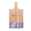 Wesleyan College - Black Marble & Bamboo Cutting Board