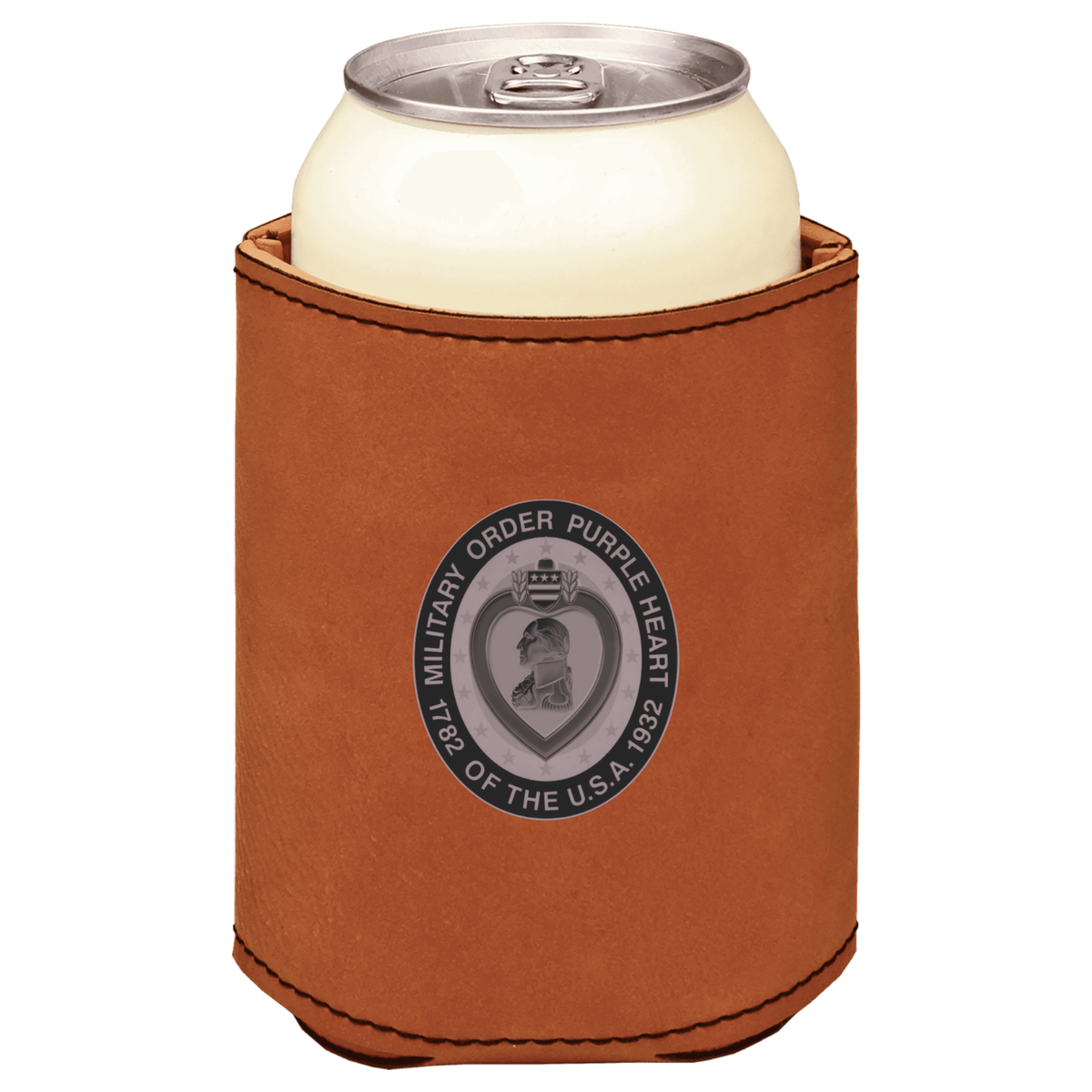 Military Order of the Purple Heart  - Leatherette Beverage Holder