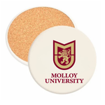 Molloy University - Round Absorbent Stone Coaster