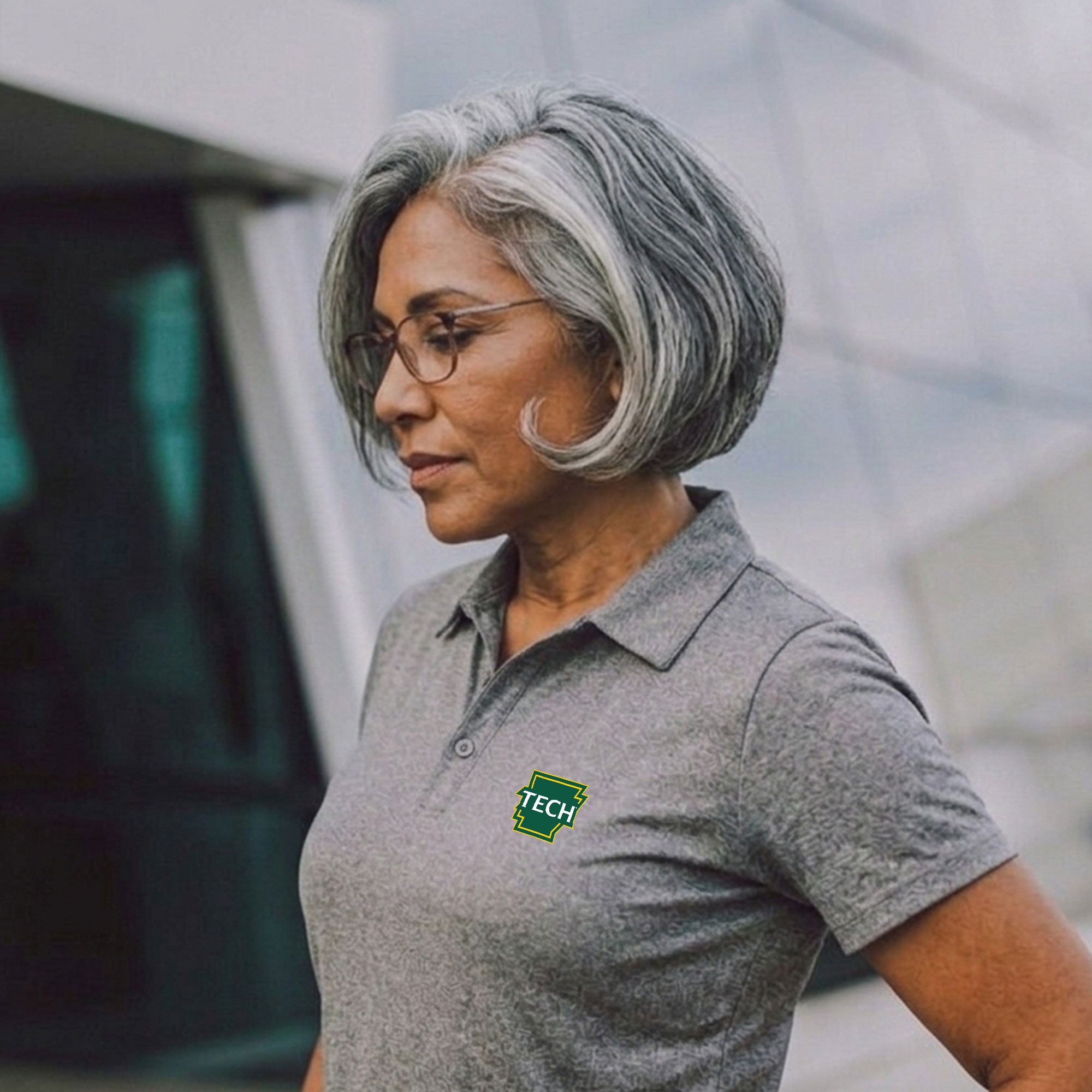 Arkansas Tech University - Heathered Polo