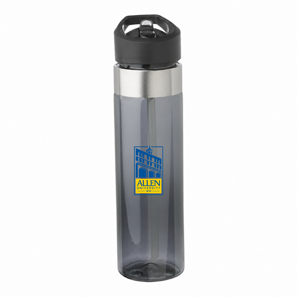 Allen University 24 oz. water bottle with full-color logo